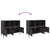 Sideboard Black 100.5x39x79 cm Steel