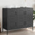 Sideboard Black 100.5x39x79 cm Steel