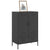 Highboard Black 68x39x101.5 cm Steel