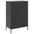 Highboard Black 68x39x101.5 cm Steel