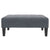 2-Seater Sofa Bed with Footstool Dark Grey Velvet