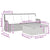 3 Piece Garden Sofa Set with Cushions Grey Poly Rattan