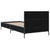 Bed Frame without Mattress Black 90x190 cm