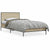 Bed Frame without Mattress Sonoma Oak 90x190 cm