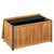 Outdoor Cushion Box 85x45x45/53 cm Solid Wood Acacia and Steel