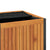 Outdoor Cushion Box 110x45x42/53 cm Solid Wood Acacia and Steel