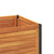 Garden Planter with Shelf 110x45x80 cm Solid Wood Acacia and Steel