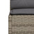 10 Piece Garden Sofa Set with Cushions Grey Poly Rattan