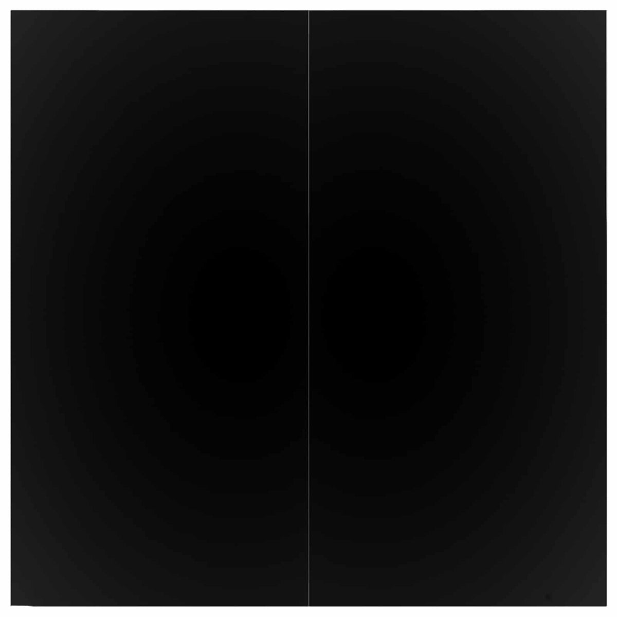 Garden Dining Set with Cushion 5 pcs Black Poly Rattan