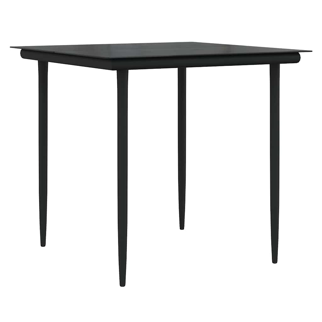 Garden Dining Set with Cushion 3 pcs Beige Poly Rattan