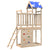 Play Tower with Rockwall 110.5x52.5x215cm Solid Wood Pine