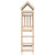 Play Tower with Rockwall 110.5x52.5x215cm Solid Wood Pine