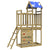 Play Tower with Rockwall 110.5x52.5x215cm Impregnated Wood Pine