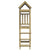 Play Tower with Rockwall 110.5x52.5x215cm Impregnated Wood Pine