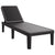 4-Way Height Adjustable Sun Lounger 155.5x57x28 cm Polypropylene