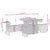 6 Piece Garden Sofa Set with Cushions Grey Poly Rattan