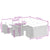 9 Piece Garden Sofa Set with Cushions Grey Poly Rattan
