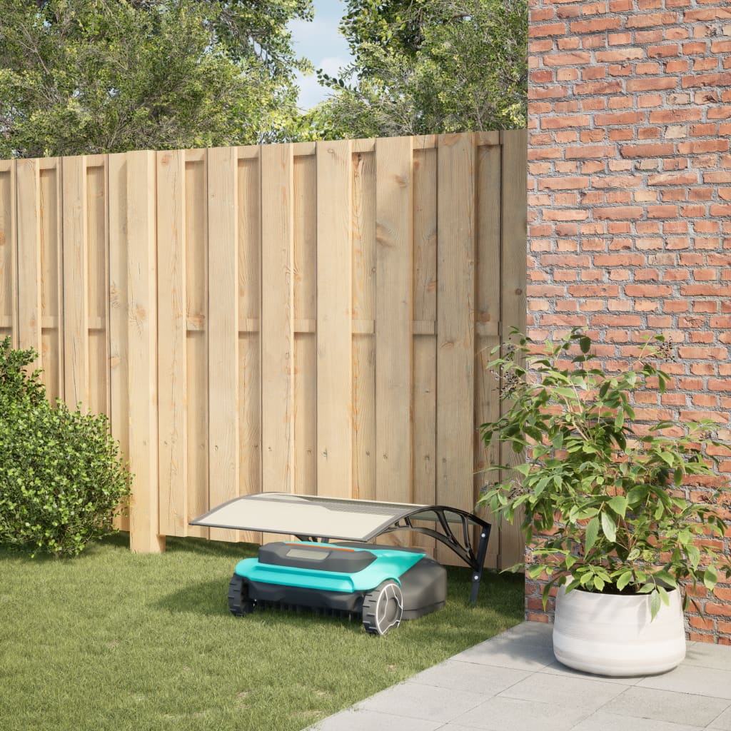 Robot Mower Garage Black 80x101x46 cm