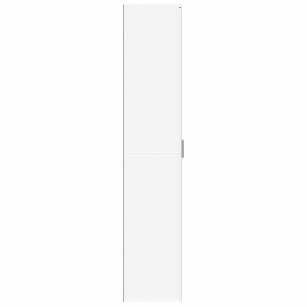 Highboard White 60x35x180 cm Engineered Wood