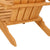 Garden Adirondack Chair 77x78x95 cm Solid Wood Teak