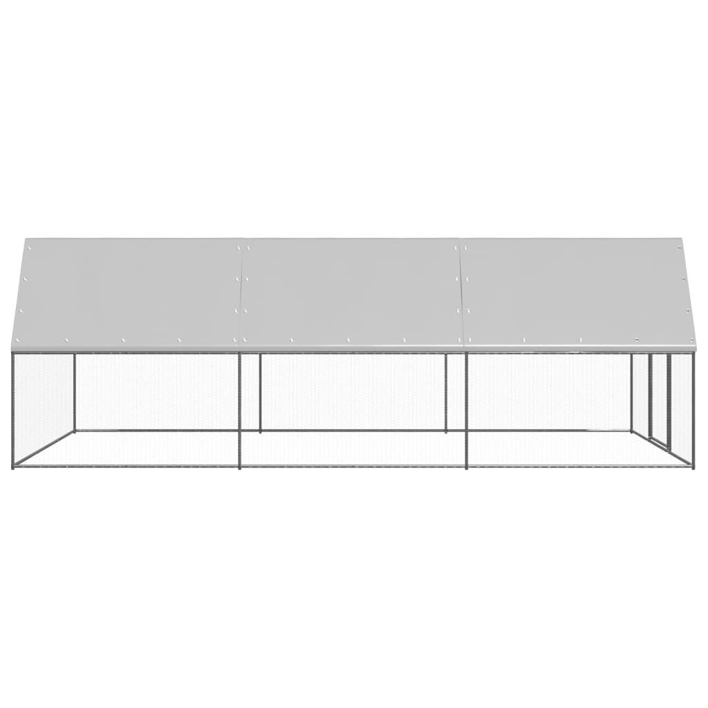 Chicken Cage 3x6x2 m Galvanised Steel
