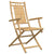 Folding Garden Chairs 6 pcs 53x66x99 cm Bamboo