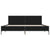 Bed Frame without Mattress Black 183x203 cm King
