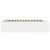 Bed Frame without Mattress White 183x203 cm King