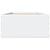 Bed Frame without Mattress White 90x190 cm