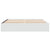 Bed Frame without Mattress White 183x203 cm King