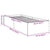Bed Frame without Mattress White 90x190 cm
