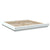 Bed Frame with LED Lights without Mattress White 183x203 cm King