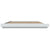 Bed Frame with LED Lights without Mattress White 183x203 cm King