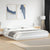 Bed Frame without Mattress White 183x203 cm King