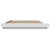 Bed Frame without Mattress White 150x200 cm