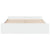 Bed Frame with Drawers without Mattress White 183x203 cm King