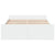Bed Frame with Drawers without Mattress White 135x190 cm
