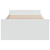 Bed Frame with Drawers without Mattress White 90x190 cm
