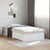 Bed Frame with Drawers without Mattress White 90x190 cm