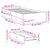 Bed Frame with Drawers without Mattress White 90x190 cm