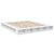 Bed Frame without Mattress White 183x203 cm King
