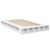 Bed Frame without Mattress White 135x190 cm