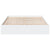 Bed Frame with Drawers without Mattress White 150x200 cm