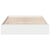 Bed Frame with Drawers without Mattress White 135x190 cm