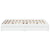 Bed Frame with Drawers without Mattress White 135x190 cm