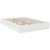 Bed Frame with Drawers without Mattress White 135x190 cm