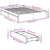 Bed Frame with Drawers without Mattress White 135x190 cm