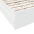 Bed Frame with Drawers without Mattress White 90x190 cm