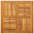 Table Top 80x80x2.2 cm Square Solid Wood Acacia