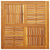 Table Top 90x90x2.2 cm Square Solid Wood Acacia